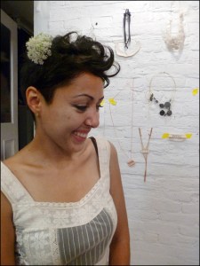 Solo Exhibit at Brooklyn Workshop Gallery with ELEMENTS OF PROTECTION new work from artist Andrea Miranda Salas July 2012